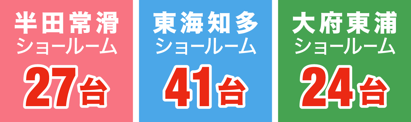 ショールーム設置台数表